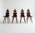 Set of Four Vintage Tiroler Mountain Chairs