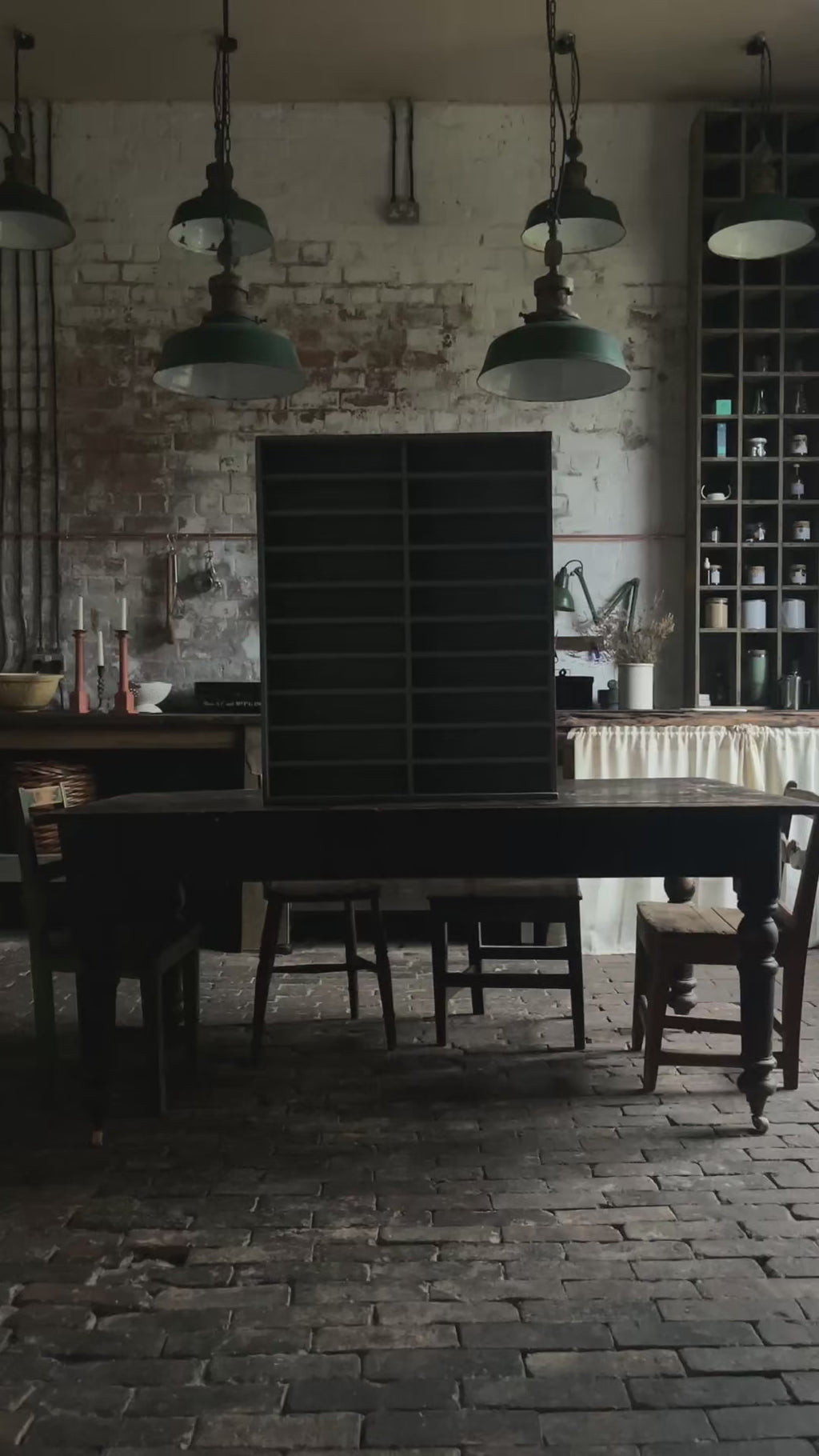 Mid Century Industrial Pigeonhole Storage Crates